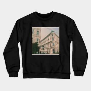 Beautiful Vintage Photography from Vienna Austria Europe Streets of Vienna Discover new places Travel the world Crewneck Sweatshirt